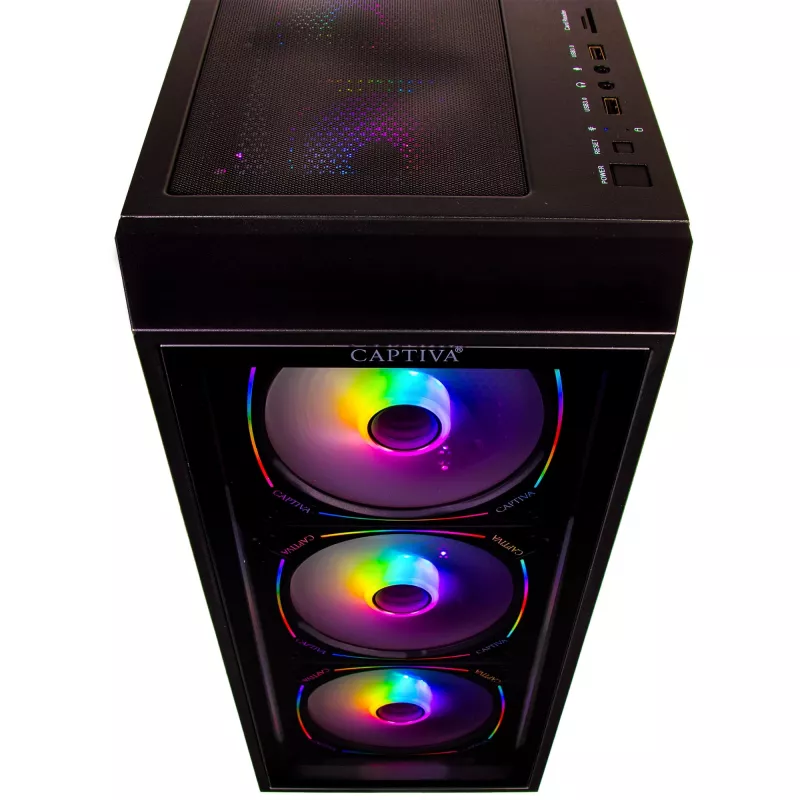 Captiva PC Entry Gaming R10-3598 (Ryzen 5 7500X3D/RTX5060 Ti 16GB GDDR7/SSD 1TB/16GB/WLAN/Windows 11 Home 64-bit)