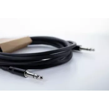 Cordial 14814 6,3 mm TRS Jack – 6,3 mm TRS Jack garso kabelis, 0,5 m, juodas