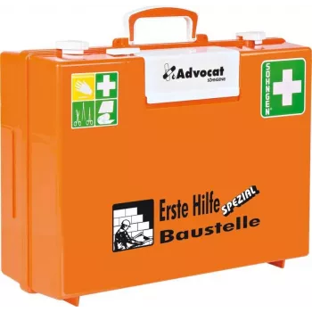 Söhngen Advocat Statybvietės pirmosios pagalbos rinkinys DIN 13157, oranžinis ABS, 400 x 300 x 150 mm 0367001
