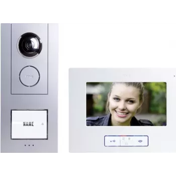 M-E MODERN-ELECTRONICS VISTUS VD ALU-6710 S laidinis vaizdo durų interkomo sistema, sidabrinė 41174