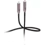 Flexline USB-C hibridinis kabelis 3.2 Gen 2 8K 10Gbps 60W TPU 15m FL31-44081