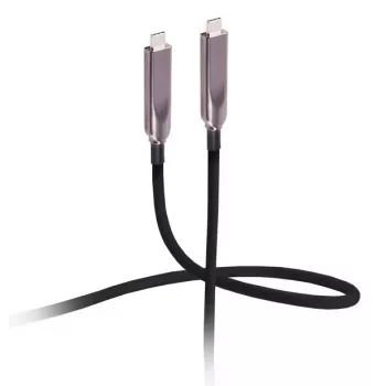Flexline USB-C hibridinis kabelis 3.2 Gen 2 8K 10Gbps 60W TPU 15m FL31-44081