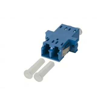 METZ CONNECT 15090074-I LC Duplex į SC Simplex hibridinis optinio pluošto adapteris, vienmodis OS2, mėlynas