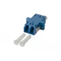 METZ CONNECT 15090074-I LC Duplex į SC Simplex hibridinis optinio pluošto adapteris, vienmodis OS2, mėlynas