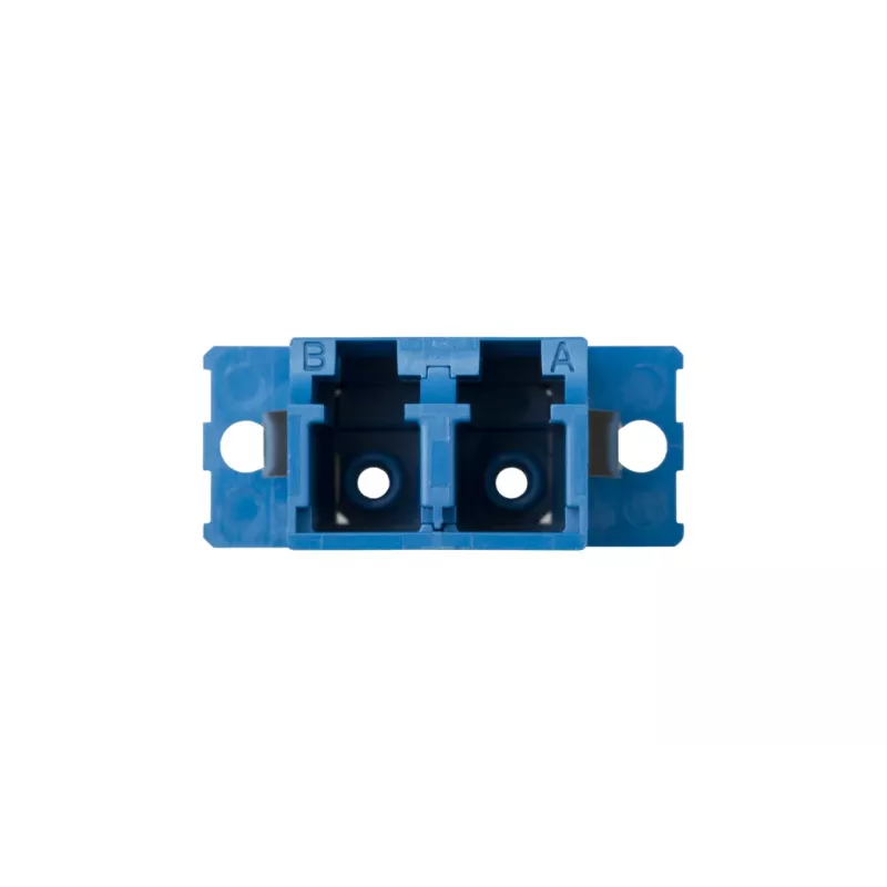 METZ CONNECT 15090074-I LC Duplex į SC Simplex hibridinis optinio pluošto adapteris, vienmodis OS2, mėlynas