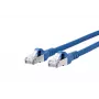 METZ BTR NETCOM CAT 6A S/FTP RJ45 tinklo patch kabelis, 7 m, mėlynas, su apsauga nuo užkabinimo 1308457044-E