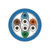 METZ BTR S/FTP Cat.6 tinklo kabelis, 10m, mėlynas, LSZH, 10Gbps 130845A044-E