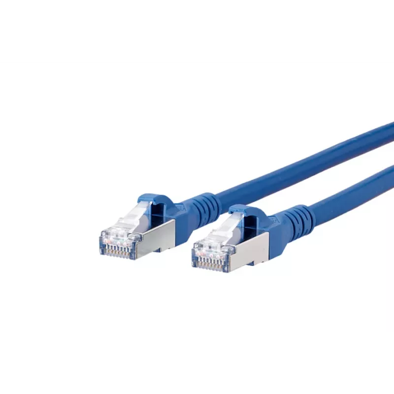 METZ BTR S/FTP Cat.6 tinklo kabelis, 10m, mėlynas, LSZH, 10Gbps 130845A044-E