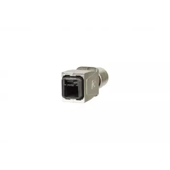METZ BTR 14010850C0ME pramoninis IP67 V14 RJ45 kištuko korpusas, Push-Pull, tuščias