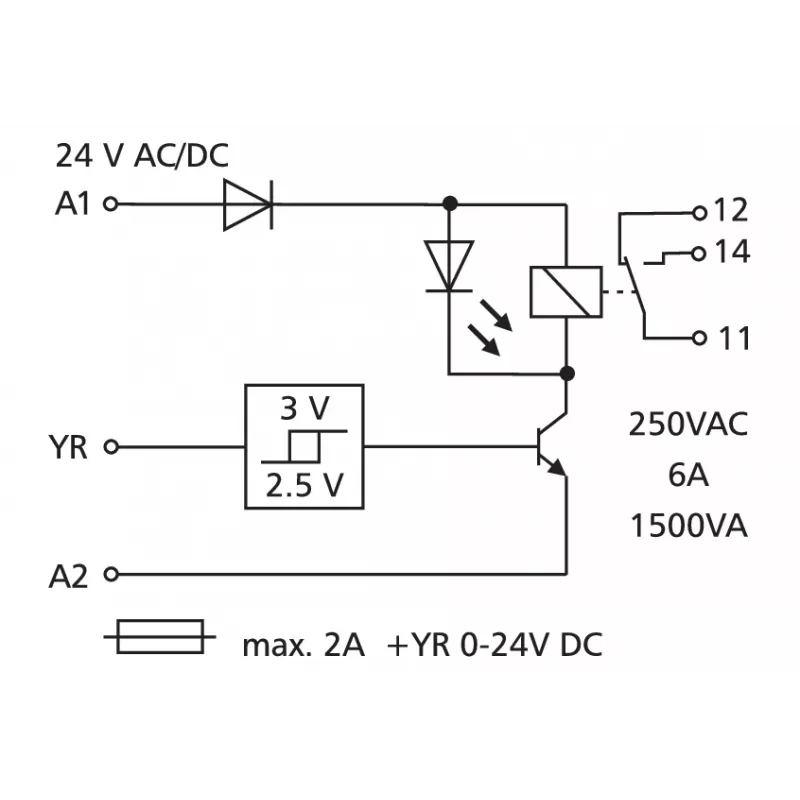 METZ CONNECT 1 kanalo sąsajos modulis be rankinio valdymo KRS-E06 (110655)