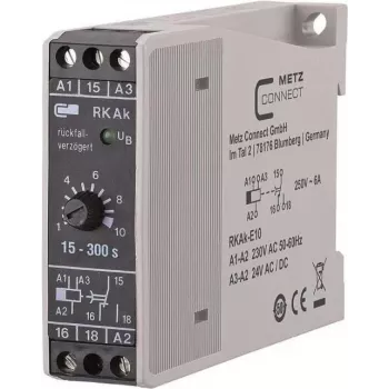 METZ CONNECT RKAk-E10 galios relė 24 V DC 16 A 1 perjungimo kontaktas žalia 110304412008