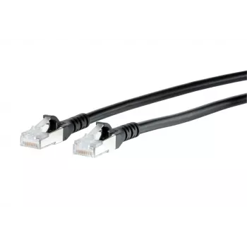 METZ CONNECT Cat.6A S/FTP RJ45 tinklo kabelis, 1m, mėlynas, LSZH, 10GBase-T, auksuoti kontaktai 1308451000-E