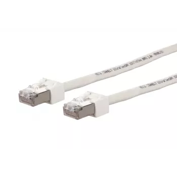 METZ CONNECT Ultraflex500 CAT 6 S/FTP komutacinis kabelis, RJ-45 male to RJ-45 male, 1,0 m, baltas, be halogenų 13084V1088-E