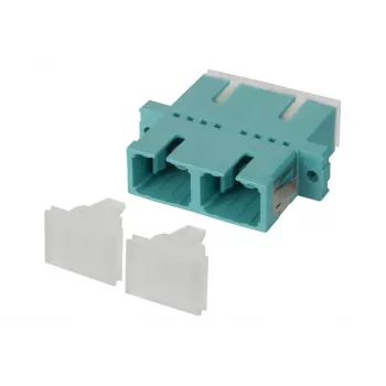 METZ BTR 150900BA-I OpDAT SC-D MM OM3 fosforo bronzos aqua dvigubas jungtis
