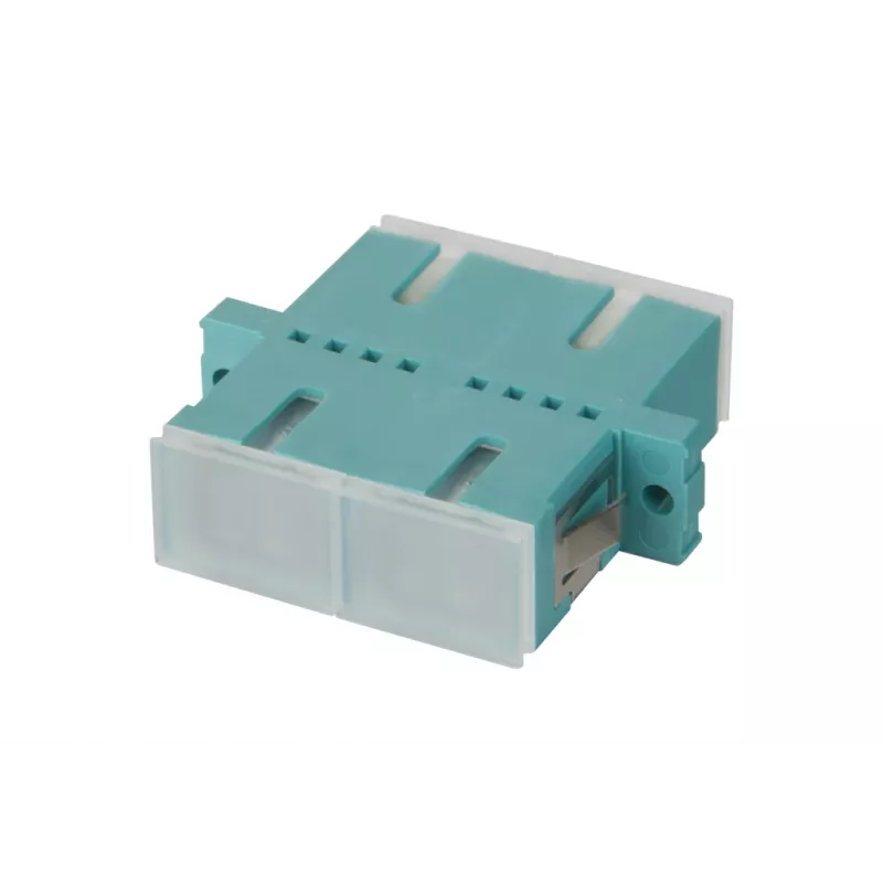 METZ BTR 150900BA-I OpDAT SC-D MM OM3 fosforo bronzos aqua dvigubas jungtis