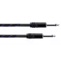 Cordial 14770 Mono Jack Garso Kabelis 6,3mm TS į 6,3mm TS 5m Juodas/Mėlynas Tekstilinis