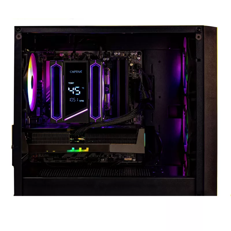 Captiva Business/Office R10-3564 stalinis kompiuteris - AMD Ryzen 5 3400G, 32GB DDR4, 500GB SSD, Wi-Fi, be OS