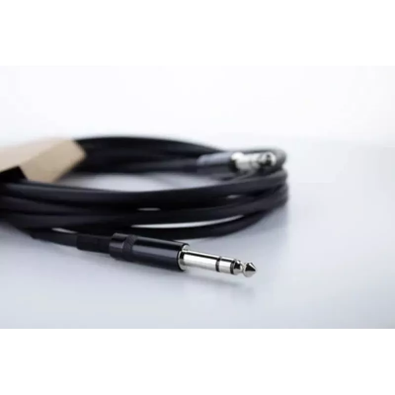 Cordial 14816 Stereo Jack Audio Cable 6,3mm TRS į 6,3mm TRS, 1,5m, juodas, Twisted Pair, PVC