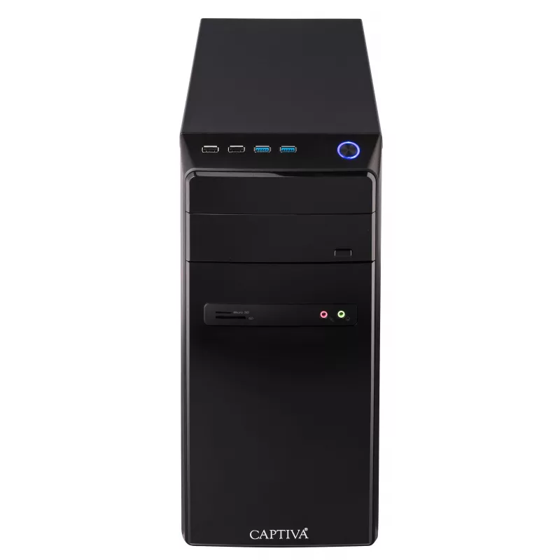 Captiva PC Verslui/Biurui R10-3580 (Ryzen 5 3400G/SSD 1TB/16GB/WLAN/Windows 11 Pro 64-bit)