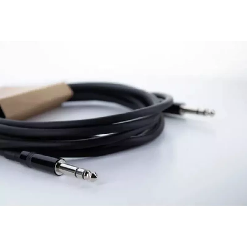 Cordial 14818 garso jungties kabelis 6,3 mm Jack Stereo į 6,3 mm Jack Stereo, 6 m, juodas PVC, vytos poros