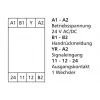 METZ Connect slenkstinis jungiklis 24 V AC/DC, 1 perjungiamasis kontaktas 11066570