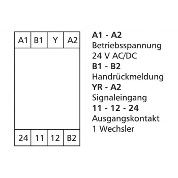 METZ Connect slenkstinis jungiklis 24 V AC/DC, 1 perjungiamasis kontaktas 11066570