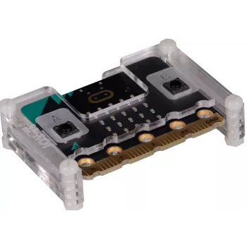 JOY-IT BBCZ CASE V2 TR - permatomas apsauginis dėklas BBC micro:bit V2 (MB-CASE02)