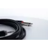 Cordial 14863 Audio Y-Adapter Cable, 3.5mm TRS Jack to 2x XLR Male, 0.3m, PVC, juodas