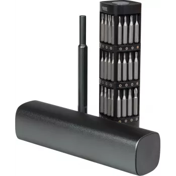 Joy-IT WE-0003 Precision Screwdriver Bit Set, 115 dalių, S2 plieno, magnetinis suktukas, elektronikos remonto rinkinys