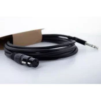 Cordial EM 6 FV XLR į 6,3 mm TRS Jack garso kabelis, 6 m, juodas 14823
