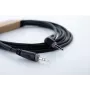 Cordial 14833 3,5 mm jack audio kabelis, 3 m, juodas PVC, susuktas