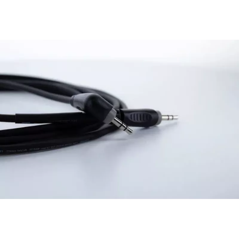 Cordial 14833 3,5 mm jack audio kabelis, 3 m, juodas PVC, susuktas