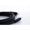Cordial 14856 3,5 mm jack į 2x RCA audio Y-adapterio kabelis, 3 m, juodas PVC, dvigubas kabelis
