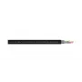 Cordial 15590 CAT 7a S/FTP tinklo patch kabelis, RJ45, 2 m, juodas, PUR apvalkalu