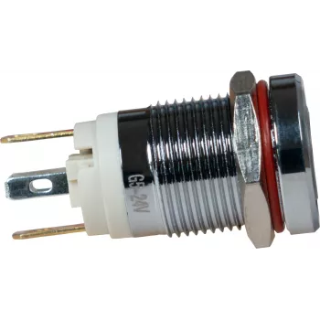 JOY-IT Button12E-01 apsauginis fiksuojamasis mygtukas, žalias, 12 mm, IK10, IP67