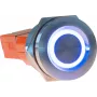 JOY-IT Button22T-01 momentinis mygtukas su raudonu/mėlynu LED apšvietimu, 22mm, IP68, IK10