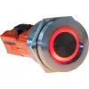 JOY-IT Button22T-01 momentinis mygtukas su raudonu/mėlynu LED apšvietimu, 22mm, IP68, IK10