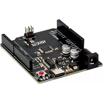 Joy-IT ARD-ONE-C Arduino UNO R3 suderinama mikrovaldiklio plėtros plokštė su ATmega328P, 14 skaitmeninių I/O, 6 PWM, 6 analoginiais įėjimais, USB-B, DC lizdu