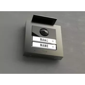 M-E MODERN-ELECTRONICS VDV-2020 A vaizdo durų interkomo sistema su RFID, laidinė, antracito spalvos lauko blokas (41267)