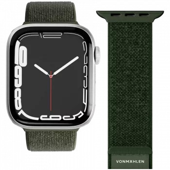 VONMÄHLEN Fitness Loop 2 išmaniojo laikrodžio apyrankė Apple Watch 44mm, 45mm, 49mm - alyvuogių spalvos