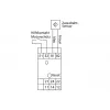 METZ CONNECT indukcinis artumo jutiklis 2 laidų DC M12 įleidžiamas NO 2 mm IP67 kabelis 2 m 110149