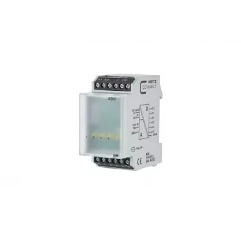 METZ CONNECT ADU-C12C12 analoginis-skaitmeninis keitiklis, 2 kanalų, RS485 Modbus RTU, DIN bėgiui 11043513