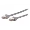 METZ CONNECT 13084U1033-E Cat6 S/FTP tinklo kabelis, 1 m, pilkas