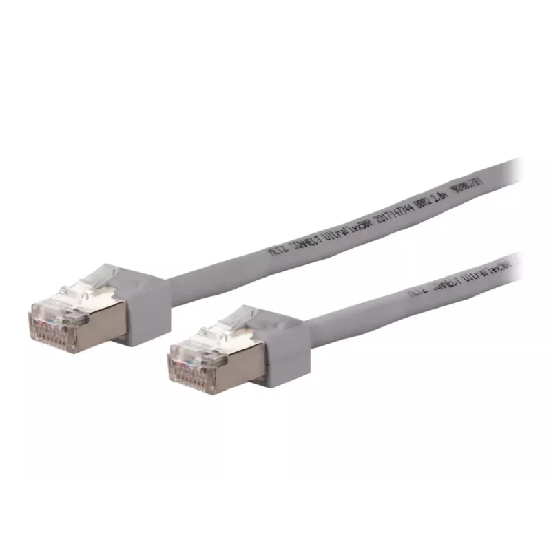 METZ CONNECT 13084U1033-E Cat6 S/FTP tinklo kabelis, 1 m, pilkas