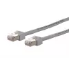 METZ CONNECT 13084U1033-E Cat6 S/FTP tinklo kabelis, 1 m, pilkas