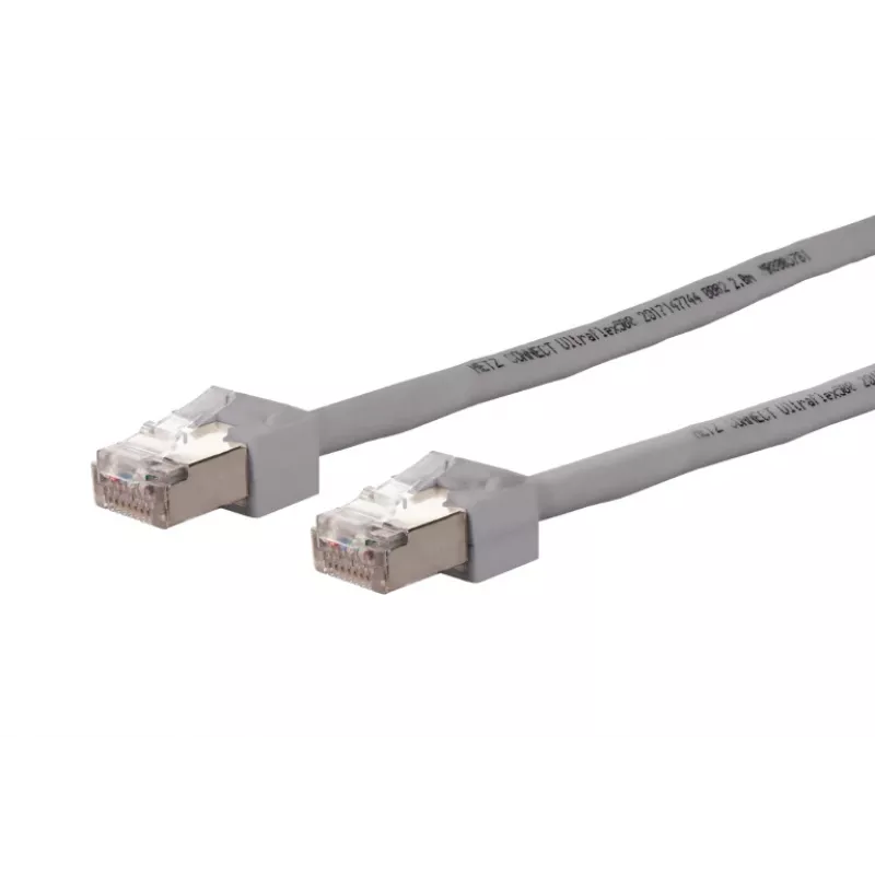 METZ CONNECT 13084U1033-E Cat6 S/FTP tinklo kabelis, 1 m, pilkas