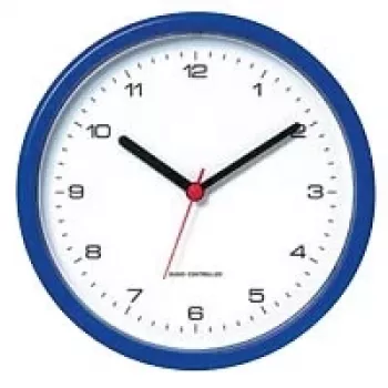 PEWETA Radiovaldomas sieninis laikrodis Design Blue 300 mm DCF77 kvarcinis 51.001.216