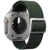 VONMÄHLEN Woven Loop apyrankė Apple Watch 44/45/46/49mm, alyvuogių spalvos