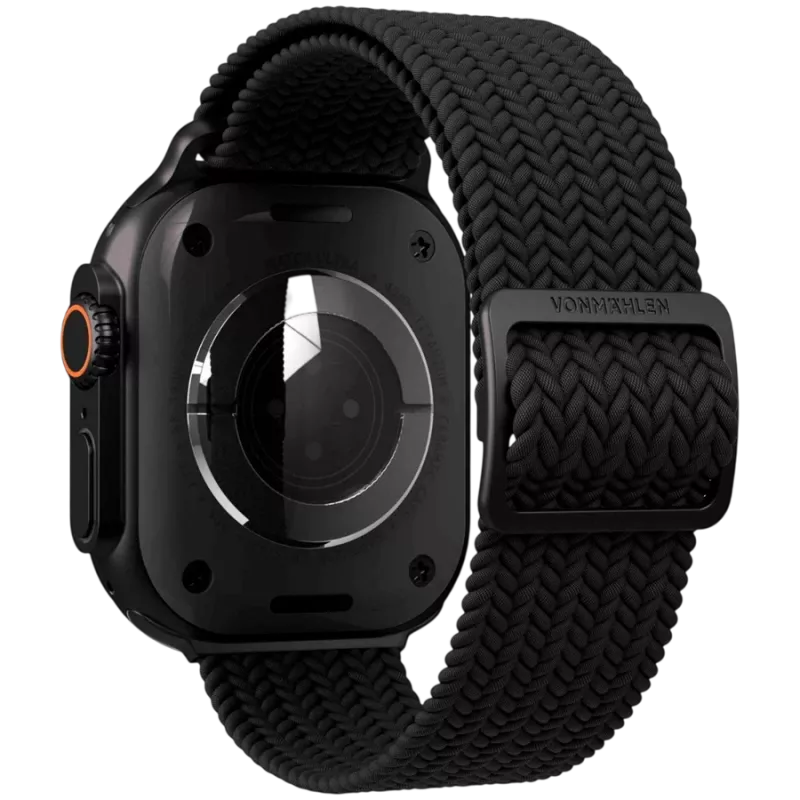 VONMÄHLEN Woven Loop 40, 41, 42mm Vienas dydis, Visiškai juoda