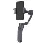 GREEN MNKY GM TrackMotion Gimbal Z.SH.1 - išmanusis telefonų stabilizatorius su AI veido ir objekto sekimu, 360° pasukimas, gestų valdymas, USB-C, juodas